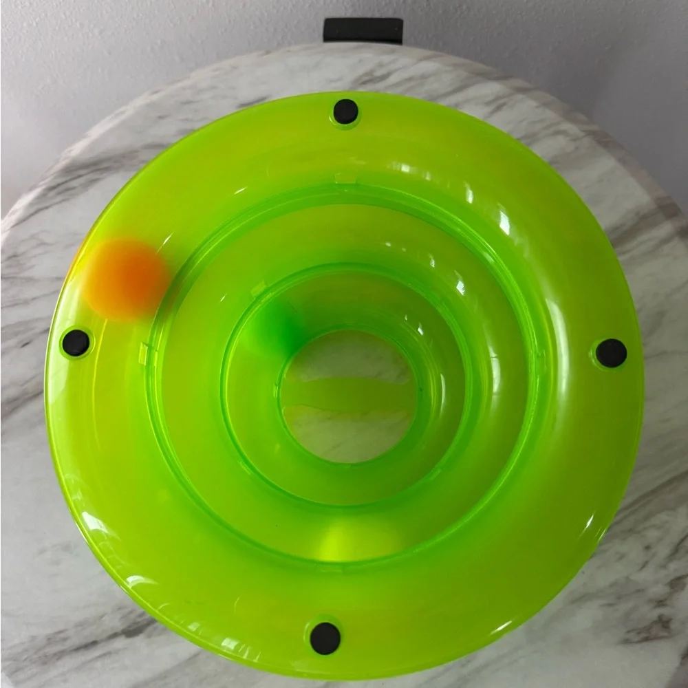 NEW Cat 3-Tier Rolling Ball Track Interactive Toy